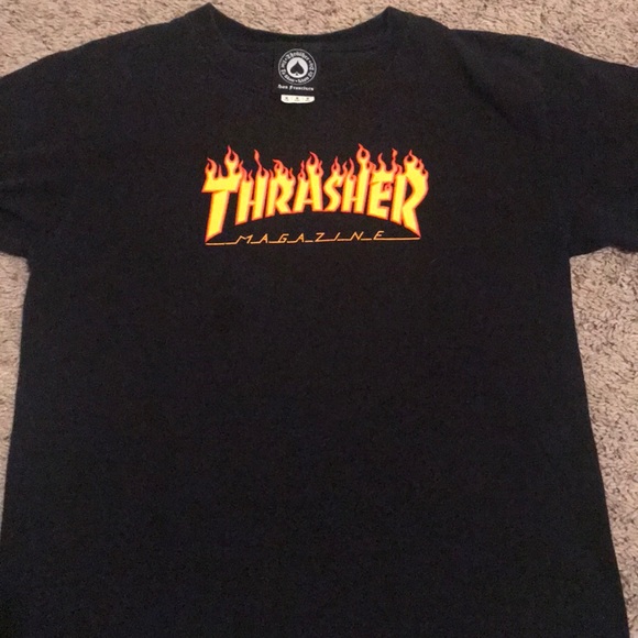kids thrasher tee
